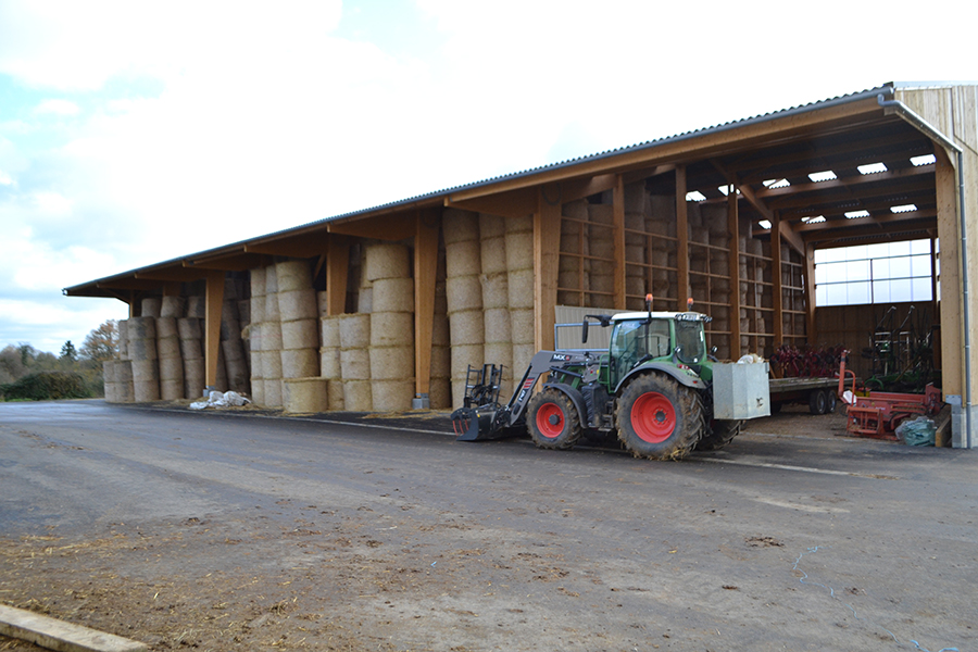 Stock de foin pour l'hivers