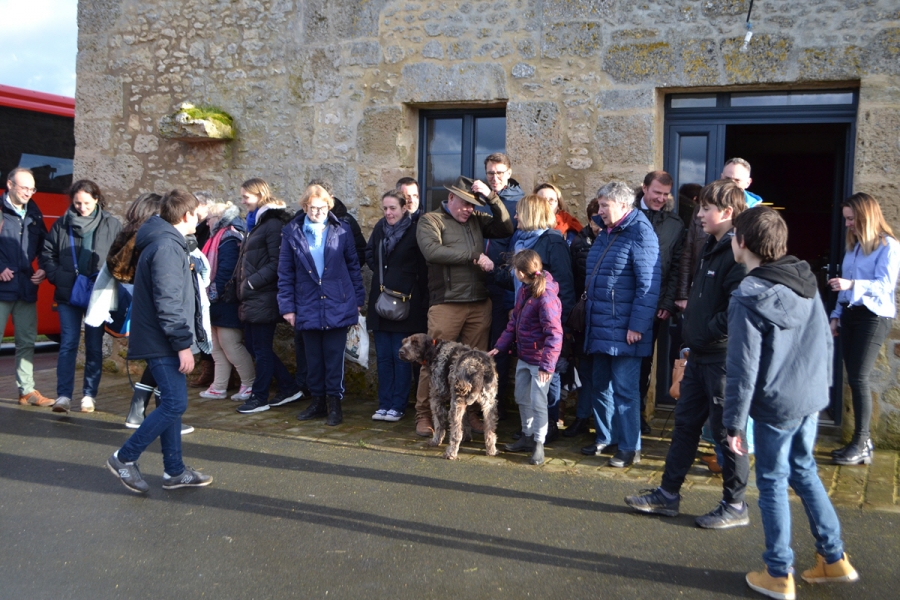 Photos avec l'éleveur