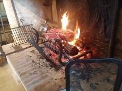 Côte au feu de bois